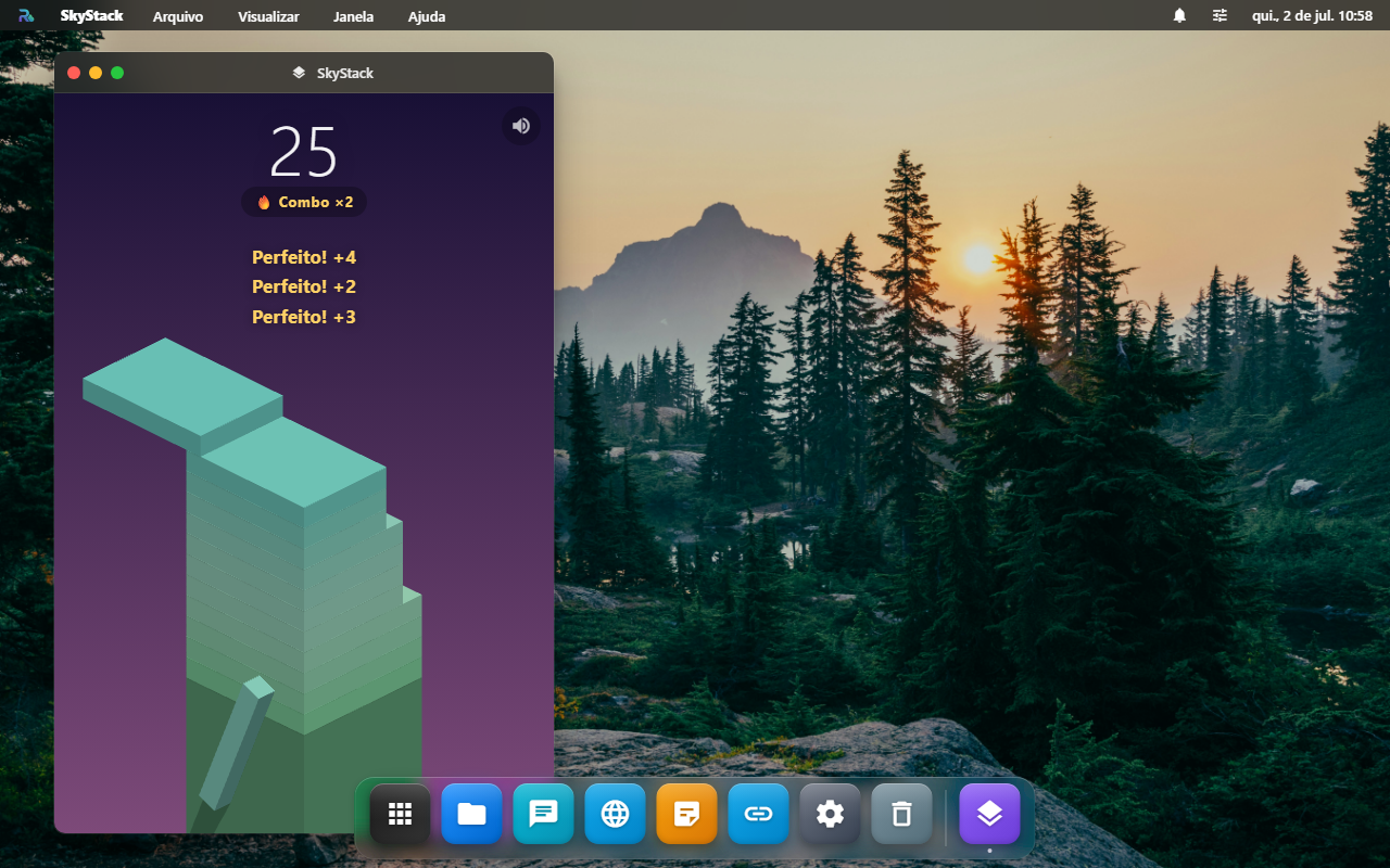 SkyStack no RoqueOS