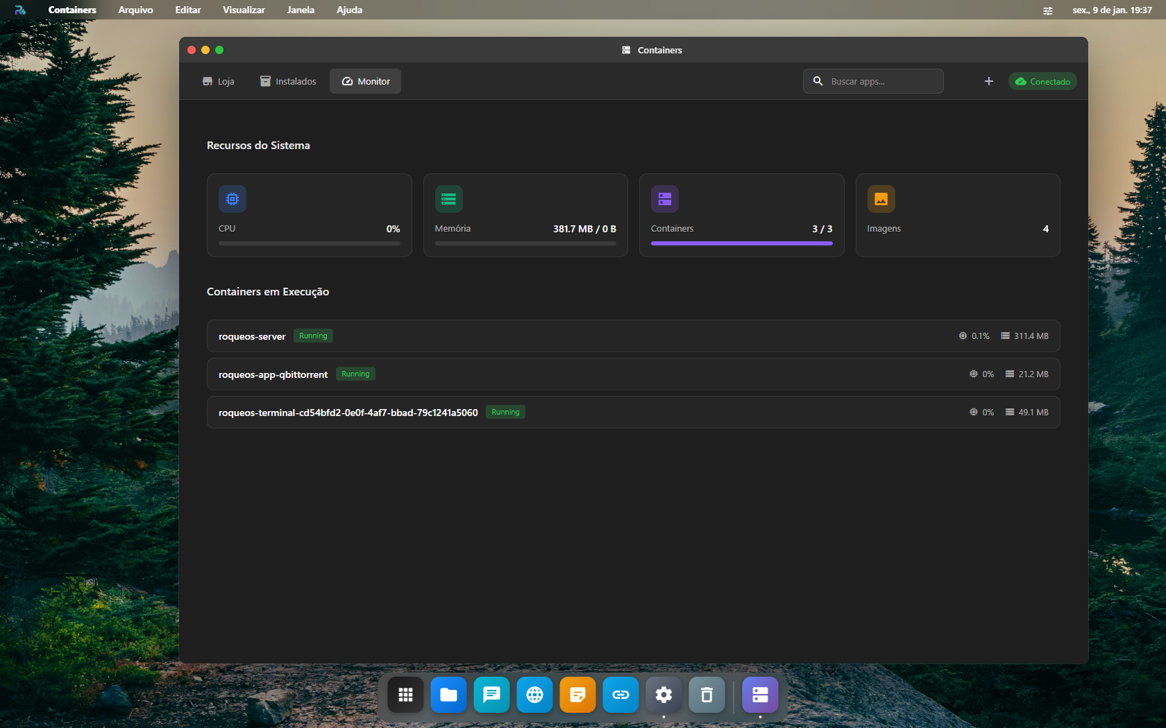 Monitor do sistema
